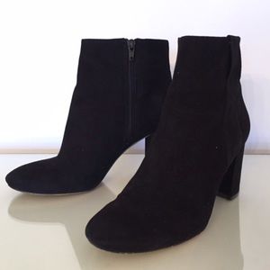Nine West Black Suede Booties